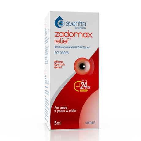 Zadomax Relief Sterile Eye Drops 5 ml