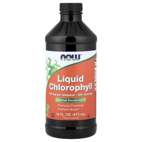 Now Liquid Chlorophyll Mint 473 ml