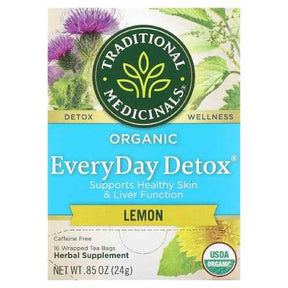 Traditional Medicinals Organic EveryDay Detox Lemon Caffeine-Free 24 g x16