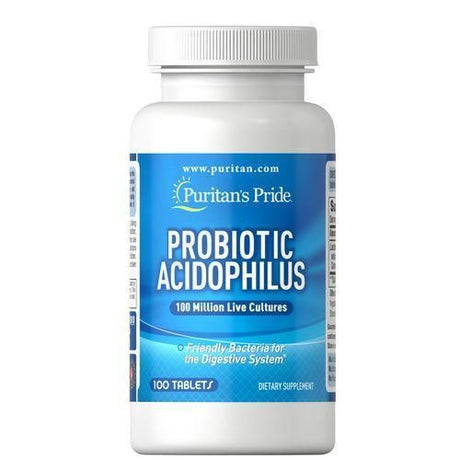 Puritan's Pride Probiotic Acidophilus 100 Tablets