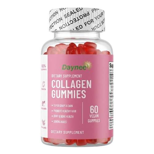 Daynee Collagen Gummies Dietary Supplement 60 Vegan Gummies