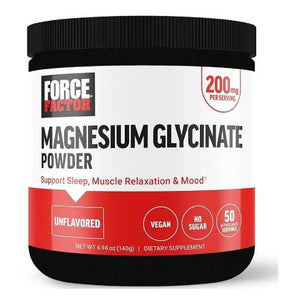 Force Factor Magnesium Glycinate Powder Unflavored 140 g