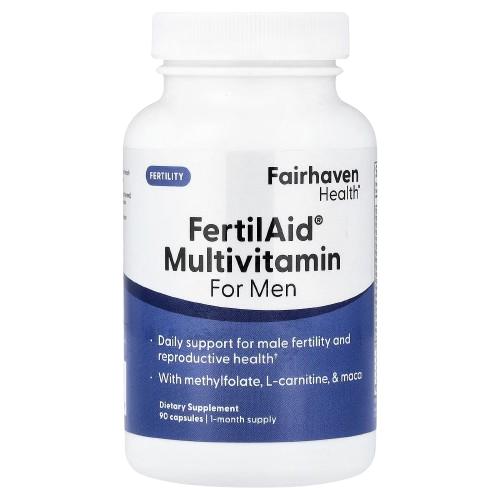 Fairhaven Health FertilAid Multivitamin for Men 90 Capsules