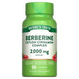 Nature's Truth Berberine Ceylon Cinnamon Complex 2000 mg 50 Capsules