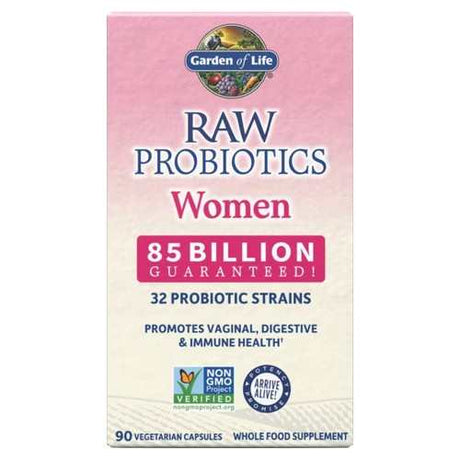 Garden of Life Raw Probiotics Women 85 Billion 90 Vegetarian Capsules