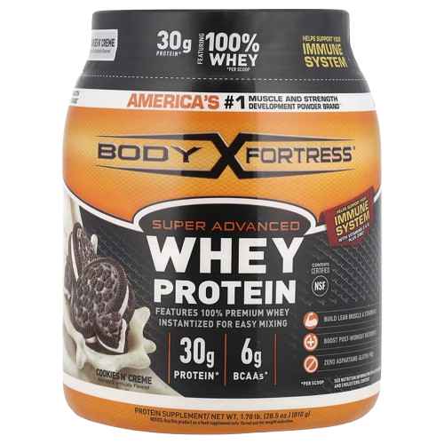 Body Fortress Super Advanced Whey Protein Cookies N Creme Powder 810 g