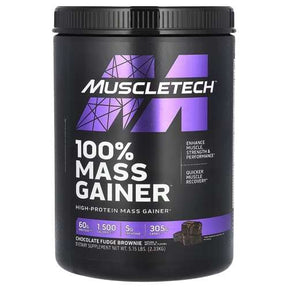 MuscleTech 100% Mass Gainer Chocolate Fudge Brownie 2.33 kg
