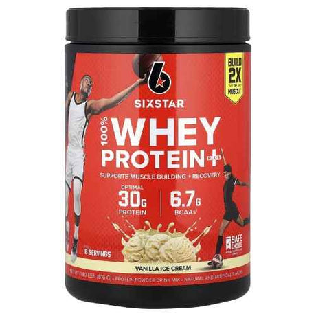 SIXSTAR 100% Whey Protein Plus Vanilla Cream 816 g