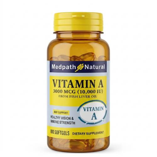Medpath Natural Vitamin A 3000 mcg 10000 IU