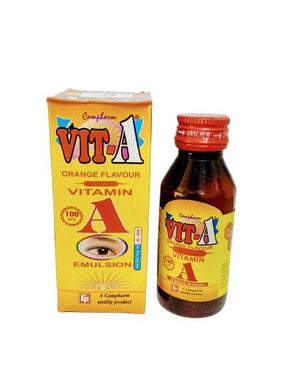 Vita-A Orange Flavour Vitamin A Emulsion 100 ml
