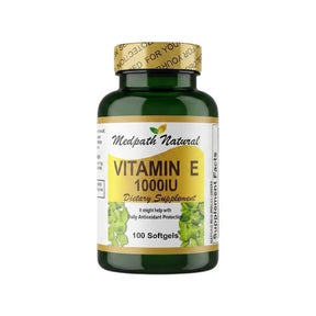 Medpath Natural Vitamin E 1000 IU 100 Soft Gels