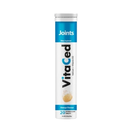 Vitaced Joint Calcium + Vitamin D3 Orange Flavour 20 Effervescent Tablets
