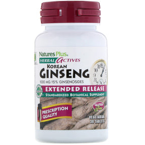 Nature's Plus Korean Ginseng 1000 mg 30 Tablets