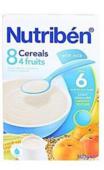 Nutriben 8 Cereals 4 Fruits With Milk 6 Months+ 300 g