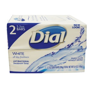 Dial Soap Anti-Bacterial White 180 g x2