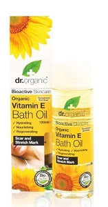 Dr Organic Vitamin E Scar & Stretch Mark Bath Oil 100 ml