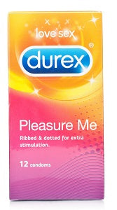 Durex Pleasure Me Ribbed & Dotted 12 Condoms