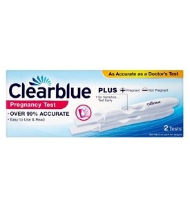 Clearblue Plus Pregnancy Test Kit x2