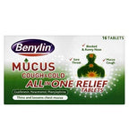 Benylin Mucus Cough & Cold All In One Relief 16 Tablets