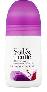 Soft & Gentle Anti-Perspirant Roll On Lavender & Patchouli 50 ml