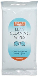 Beauty Formulas Lens Cleaning Wipes x20