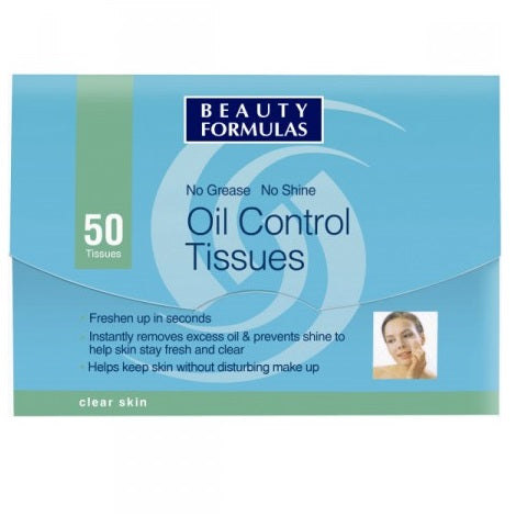 Beauty Formulas Oil Control Tissues x50