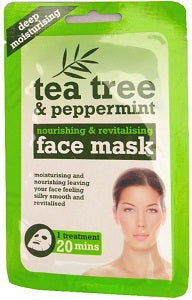 Tea Tree & Peppermint Nourishing & Revitalising Face Mask 1 Treatment