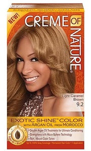 Creme Of Nature Hair Colour With Argan Oil Light Caramel Blonde