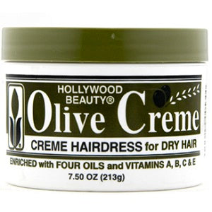 Hollywood Beauty Olive Hairdress Creme For Dry Hair 213 g