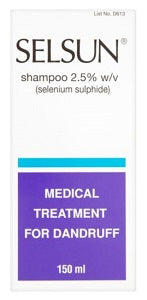 Selsun Blue Dandruff Shampoo Medicated With Menthol 150 ml