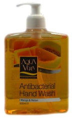 Aqua Vera Hand Wash Anti Bacterial Mango & Melon 500 ml