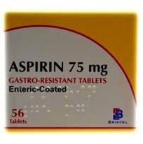 Bristol Aspirin 75 mg 56 Tablets