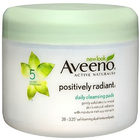 Aveeno Positively Radiant Cleansing Pads x28