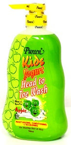 Pureen Kids Yoghurt Head To Toe Wash Apple 750 ml