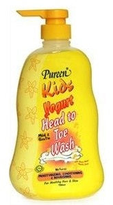 Pureen Kids Yoghurt Head To Toe Wash Natural 750 ml