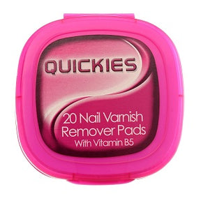 Quickies Nail Varnish Remover Pads x20