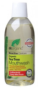 Dr Organic Tea Tree Mouthwash 500 ml