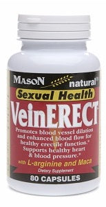 Mason Vein Erect With L-Arginine & Maca 80 Capsules