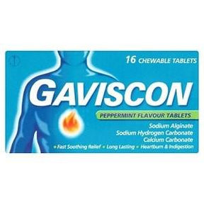Gaviscon Peppermint 16 Tablets