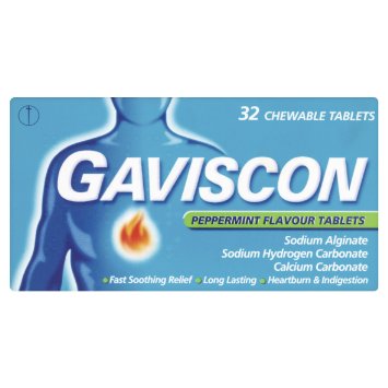 Gaviscon Peppermint 32 Tablets