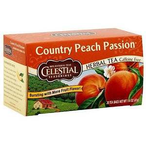 Celestial Seasonings Country Peach Passion Herbal Tea x20