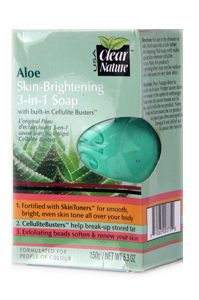 Clear Nature 3 in 1 Skin Brightening Soap Aloe 150 g