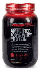 GNC AMP Amplified 100 Percent Whey Protein Chocolate 909 g