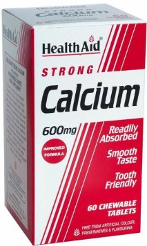 HealthAid Strong Calcium 600 mg 60 Tablets
