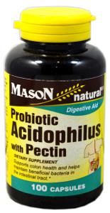 Mason Acidophilus With Pectin 100 Capsules