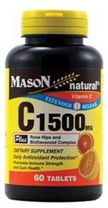 Mason Vitamin C 1500 mg 60 Tablets