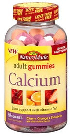 Nature Made Calcium Adult Gummies x80