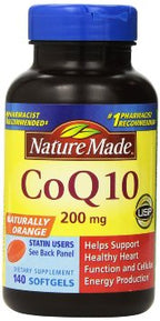 Nature Made CoQ 10 200 mg 140 Soft Gels