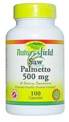 Nature's Field Saw Palmetto 500 mg 100 Capsules