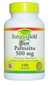 Nature's Field Saw Palmetto 500 mg 100 Capsules